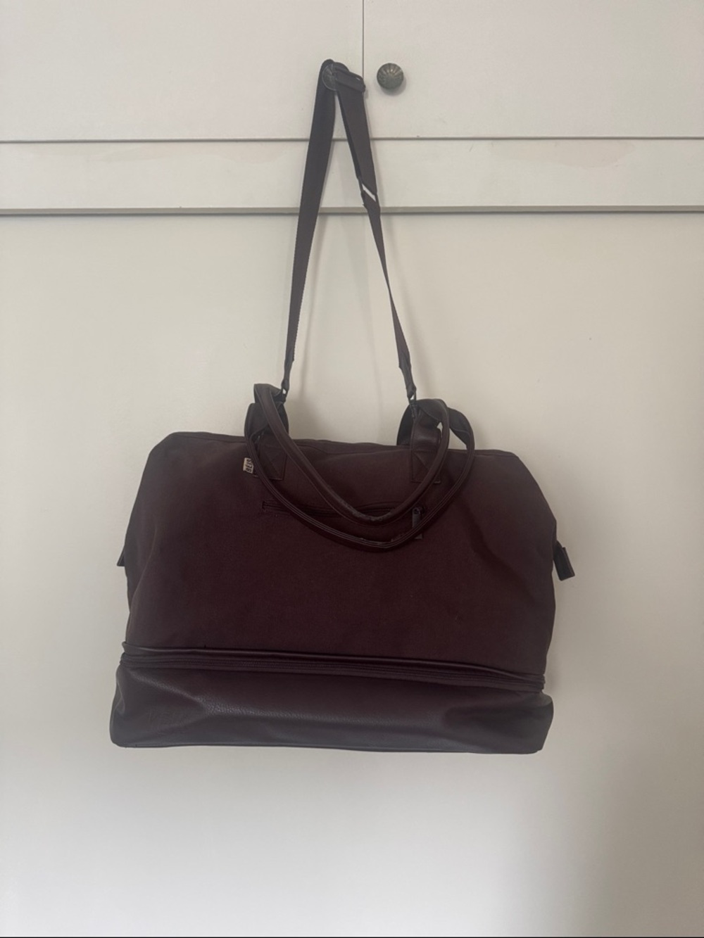 Classic Dark Plum Weekender Tote Bag